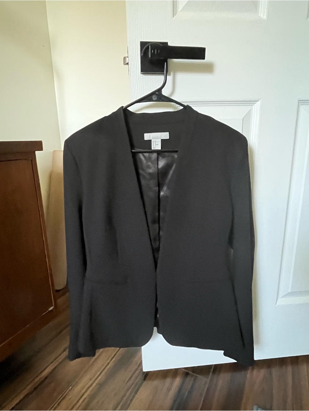 Women's Black Single Clasp Blazer